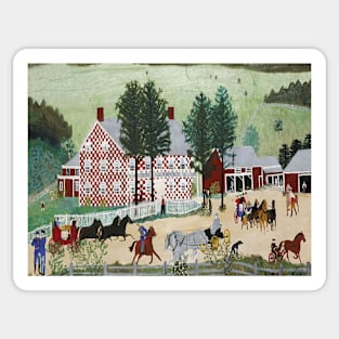 grandma moses Sticker